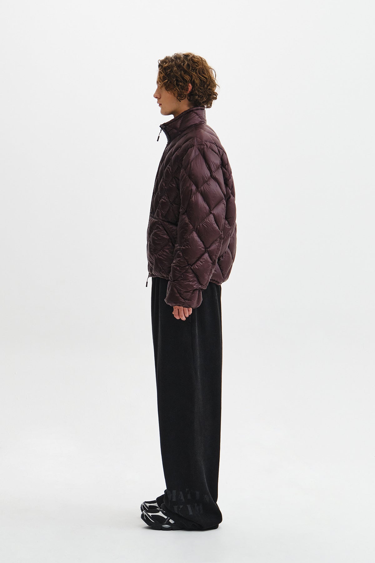 Matin Kim - Mix Quilted Light Down Jumper (Purple) product image 7 | TRAB K-Fashion Australia