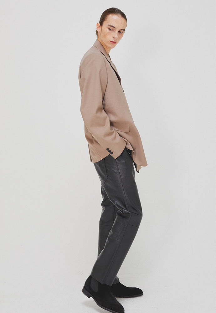 Tonywack - Clip Half-Double Blazer (Musk Beige) product image 3 | TRAB K-Fashion Australia