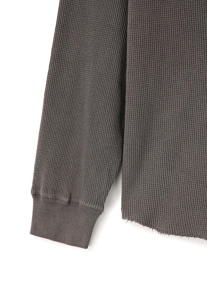 Art if acts - Garment Dyed Waffle Sleeve (Faded Charcoal) product image 10 | TRAB K-Fashion Australia