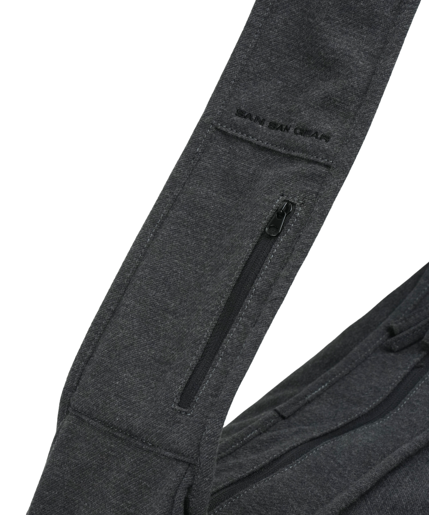 San San Gear - Wool Body Bag (Charcoal) product image 6 | TRAB K-Fashion Australia