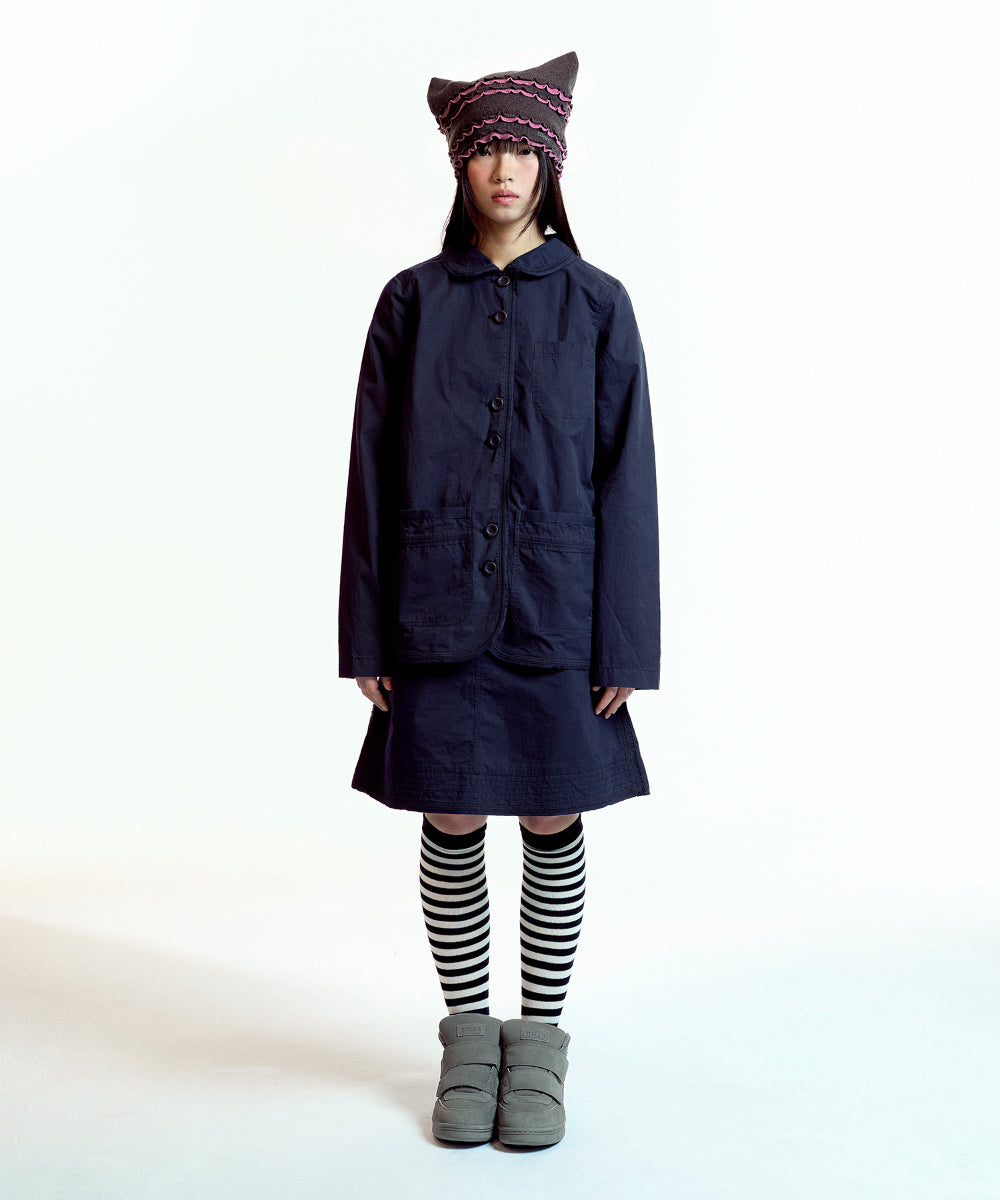 Coyseio - Raw Edge Cat Beanie (Brown) product image 7 | TRAB K-Fashion Australia