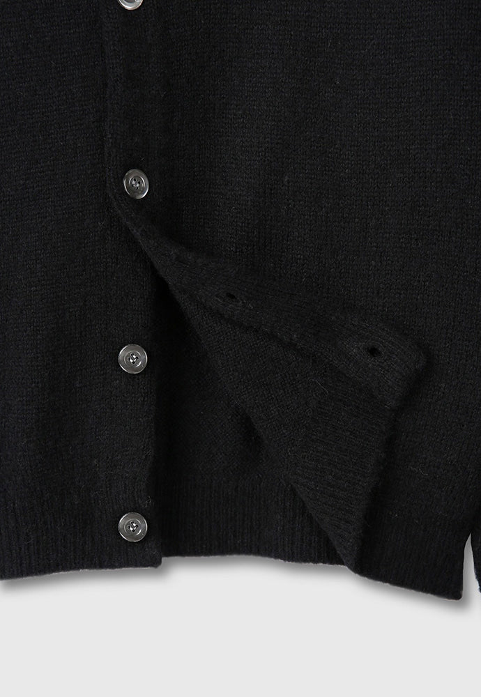 Tonywack - Baby Alpaca Mohair Collar Cardigan (Black) product image 11 | TRAB K-Fashion Australia