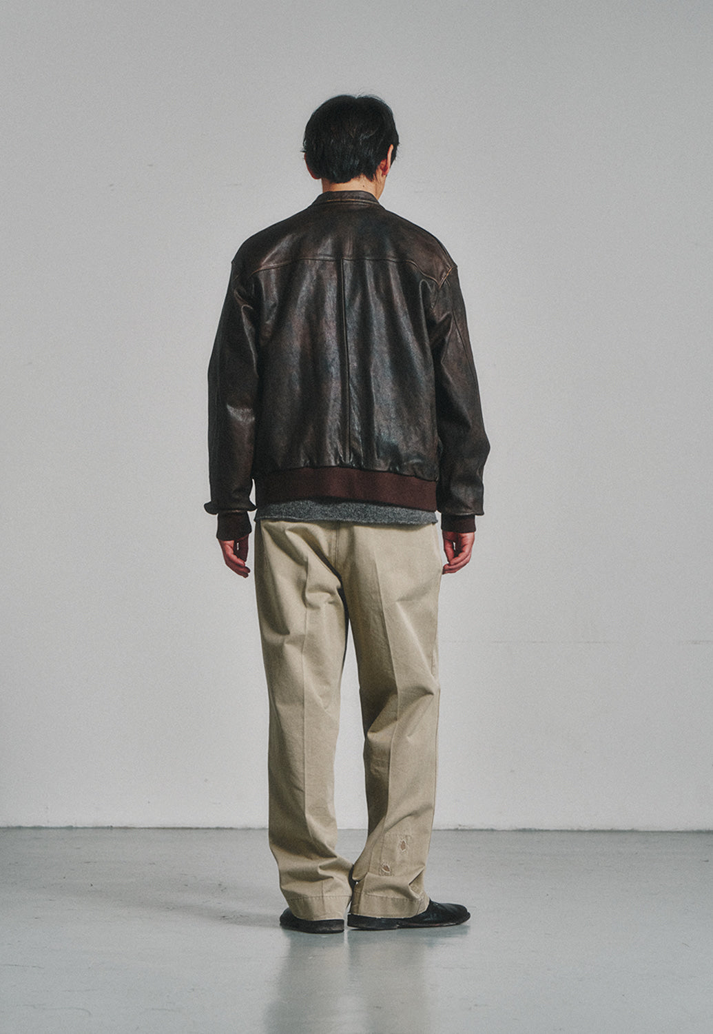 Art if acts - Washed Goat Leather A2 Jacket (Brown) product image 4 | TRAB K-Fashion Australia