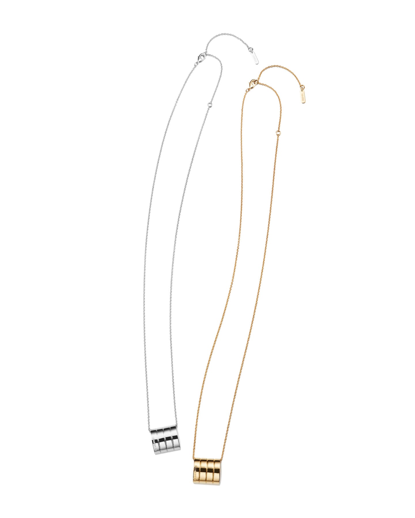 Numbering - Lined Square Pendant Necklace #6809 product image 5 | TRAB K-Fashion Australia