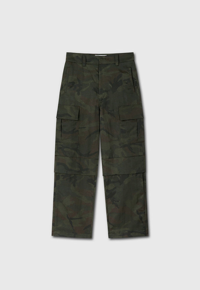 Tonywack - Camouflage Nylon Cargo Pants (Dark Olive) product image 9 | TRAB K-Fashion Australia