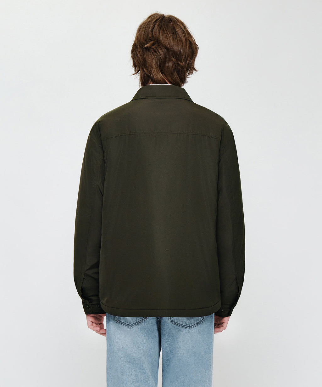 Marithe & Francois Girbaud - Shirts Padded Jacket (Brown) product image 3 | TRAB K-Fashion Australia