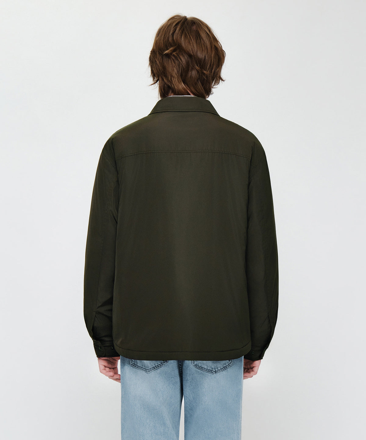 Marithe & Francois Girbaud - Shirts Padded Jacket (Brown) product image 3 | TRAB K-Fashion Australia
