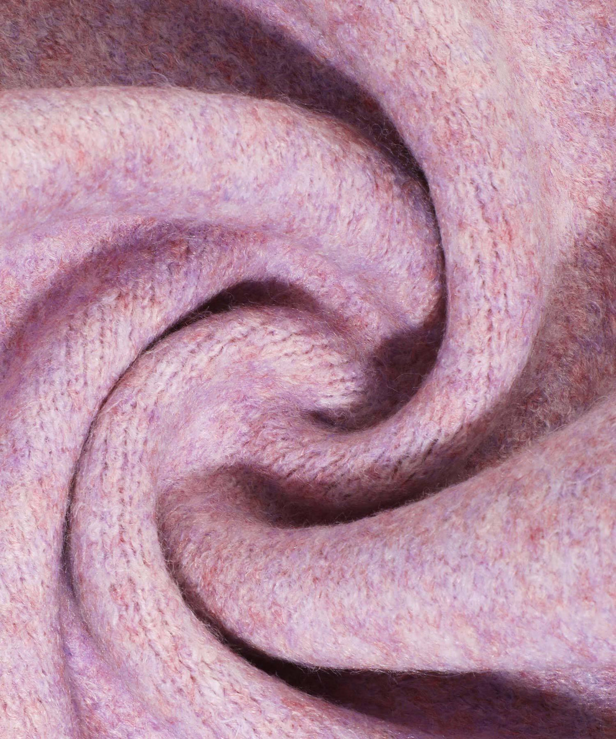 Marithe & Francois Girbaud - Fuzzy Solid Knit Muffler (Light Purple) product image 4 | TRAB K-Fashion Australia