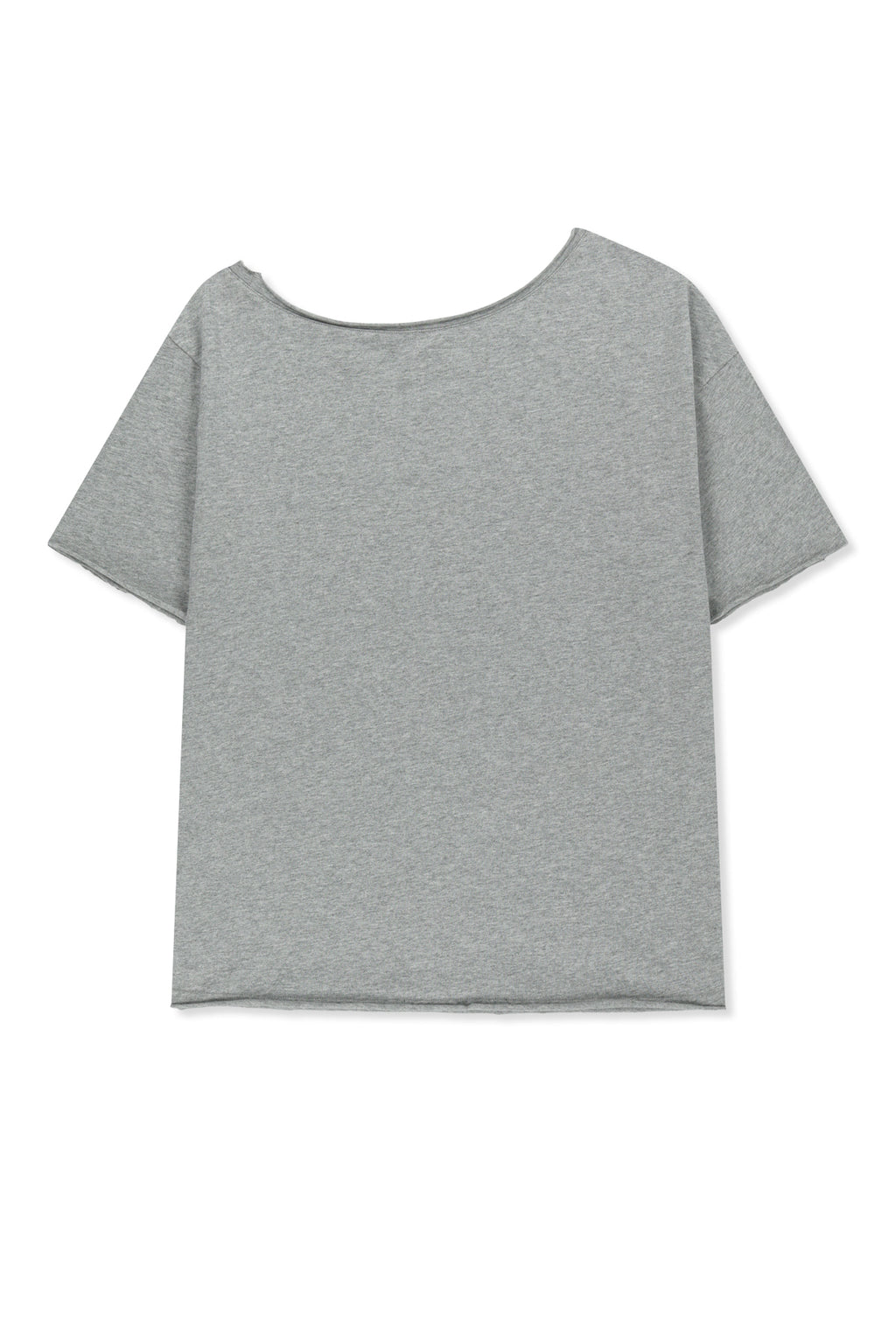 Matin Kim - [Pre-Order – Ships July 3] Mtk 16 Graffiti Logo Asymmetric Top (Grey) product image 3 | TRAB K-Fashion Australia