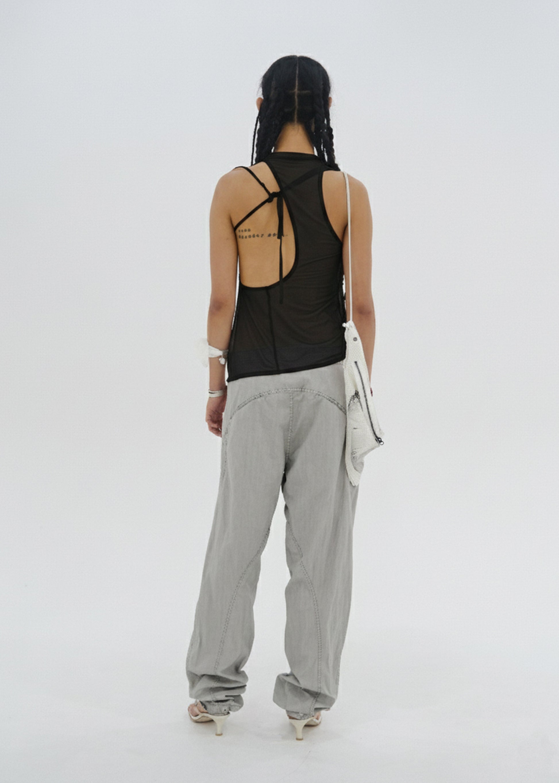 Hyein Seo - Layered Halter Top (Black) product image 2 | TRAB K-Fashion Australia