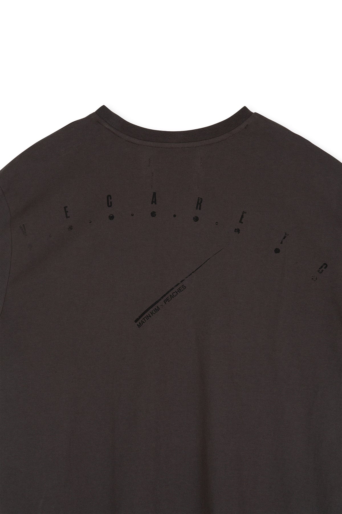 Matin Kim - Peaches Logo Graphic Top (Charcoal) product image 7 | TRAB K-Fashion Australia