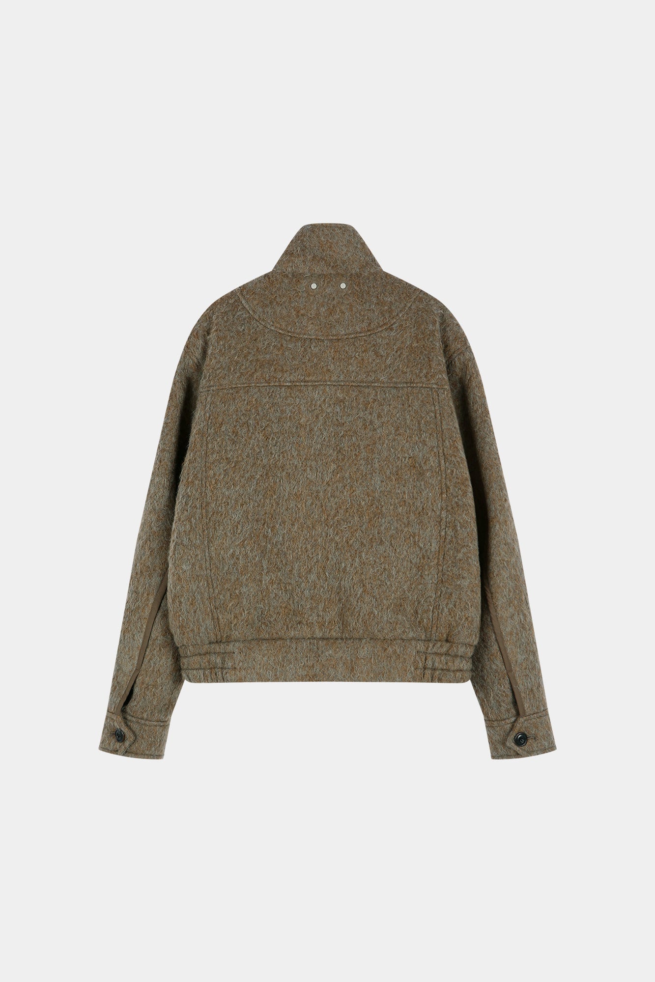 Andersson Bell - Linus Harrington Wool Jacket (brown/grey) (Brown/Grey) product image 14 | TRAB K-Fashion Australia