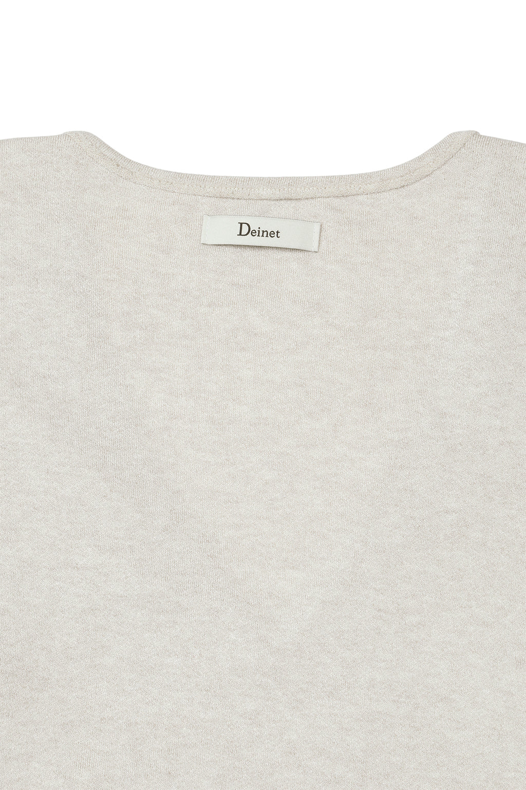 Deinet - Raw V Long Sleeve (Oatmeal) product image 5 | TRAB K-Fashion Australia