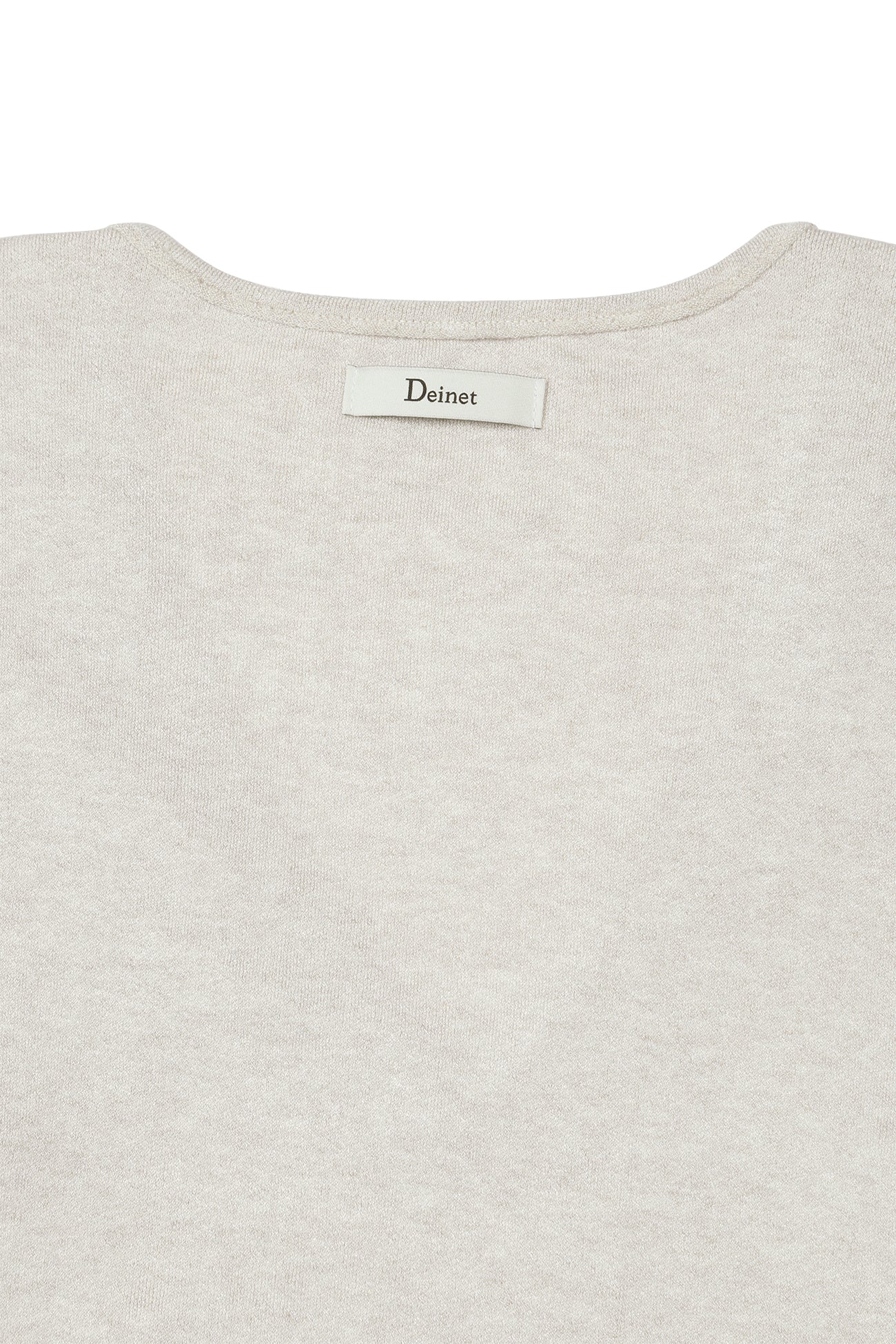 Deinet - Raw V Long Sleeve (Oatmeal) product image 5 | TRAB K-Fashion Australia
