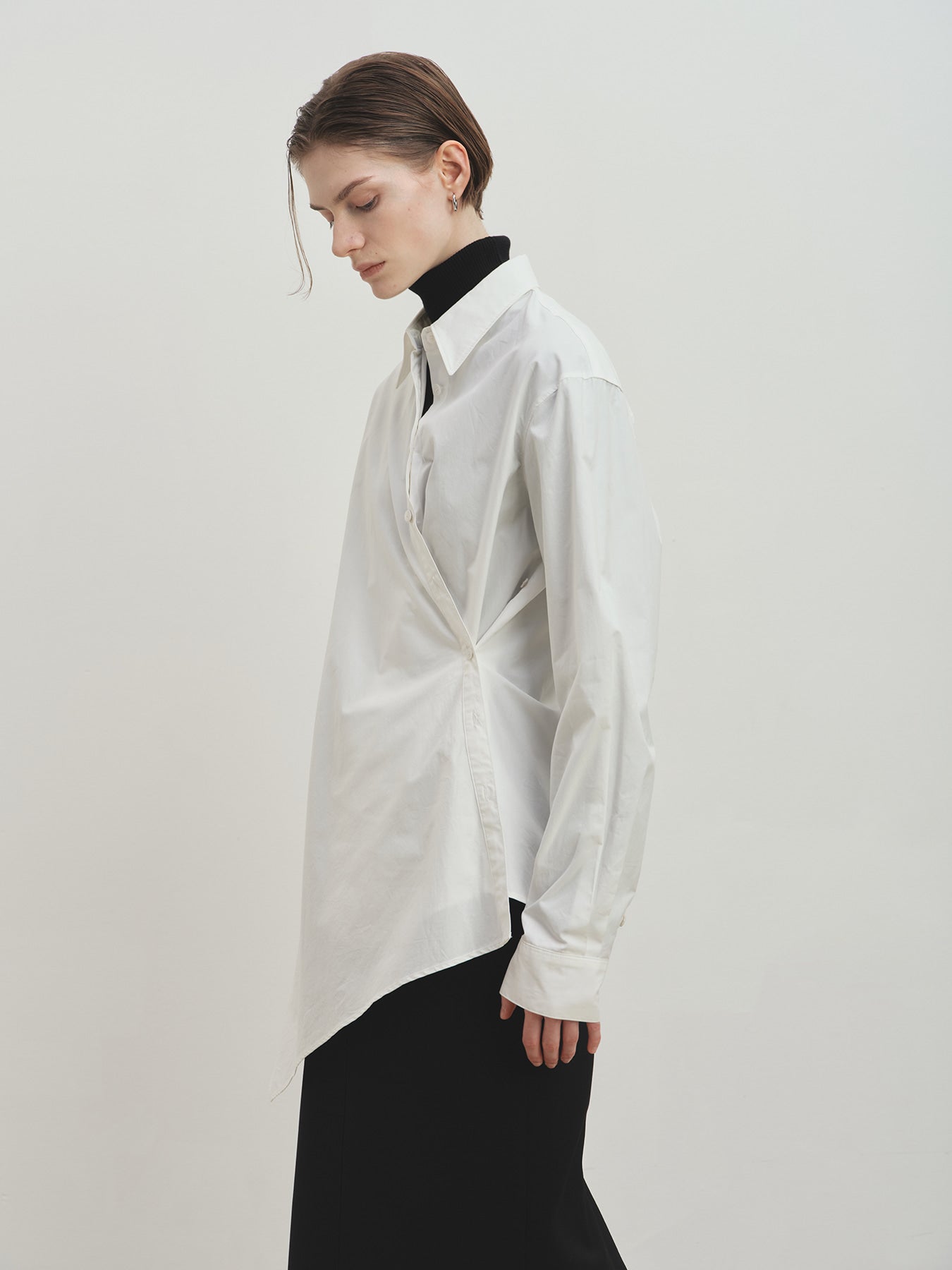 Tonywack - Cotton Twisted Shirt (Ecru) product image 2 | TRAB K-Fashion Australia
