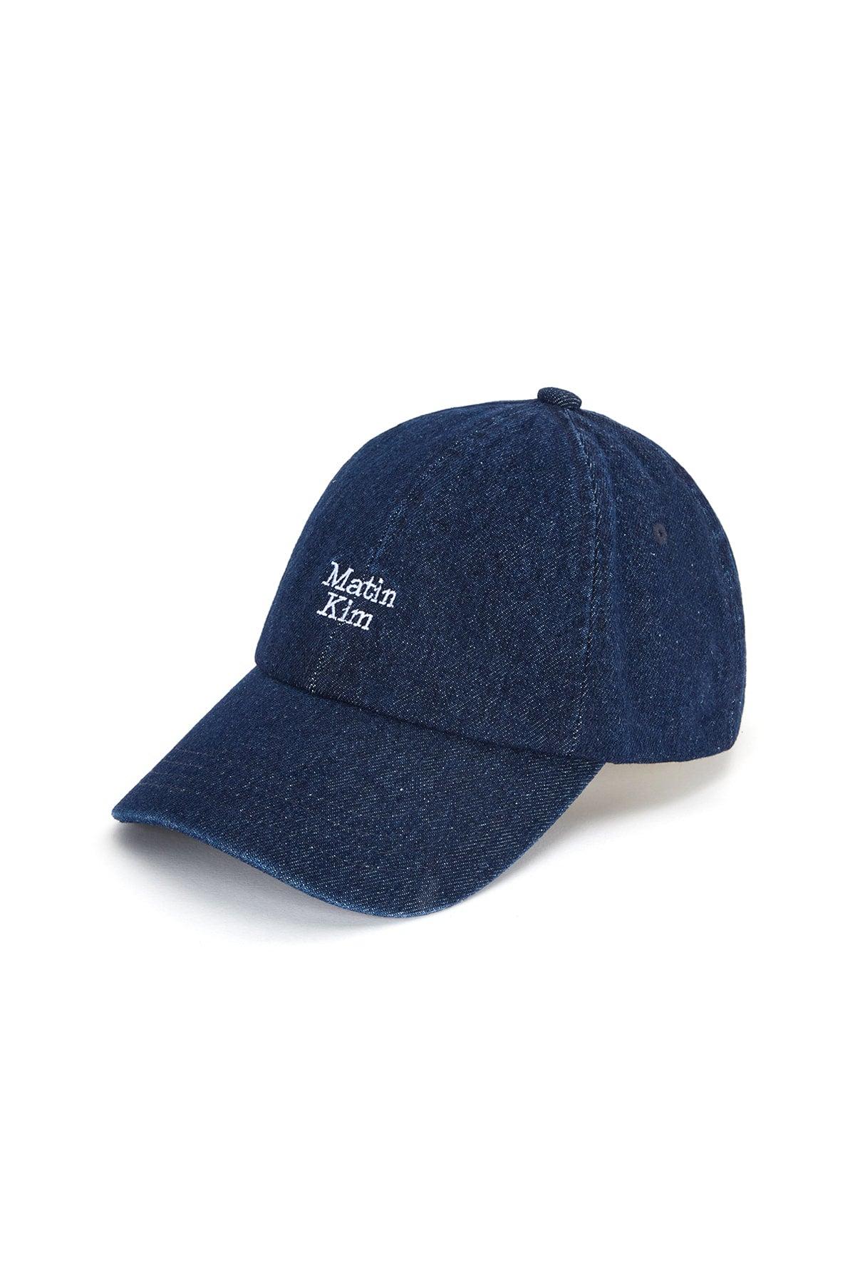 Matin Kim - Matin Mini Logo Denim Ball Cap (Blue) product image 2 | TRAB K-Fashion Australia