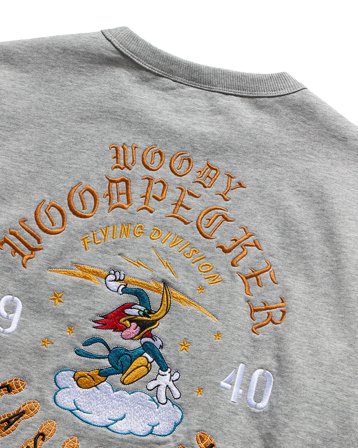 Eastlogue - Vintage Lightning Woody Sweat Shirts (Melange Grey) product image 4 | TRAB K-Fashion Australia
