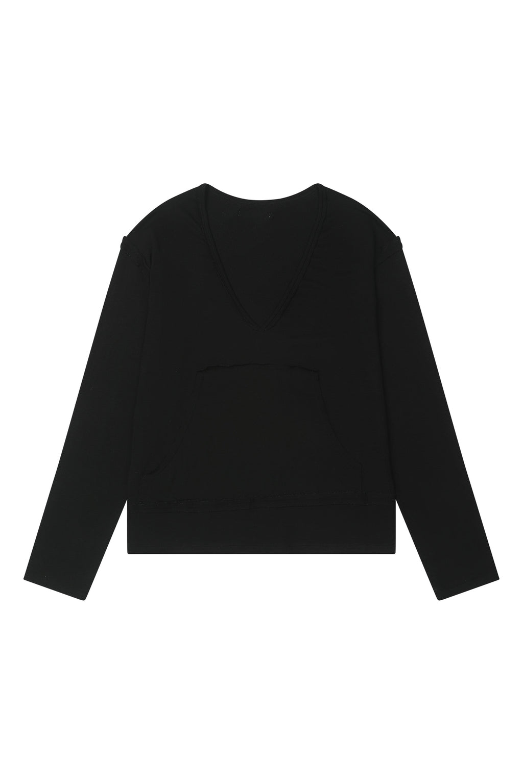Deinet - Raw V Long Sleeve (Black) product image 8 | TRAB K-Fashion Australia