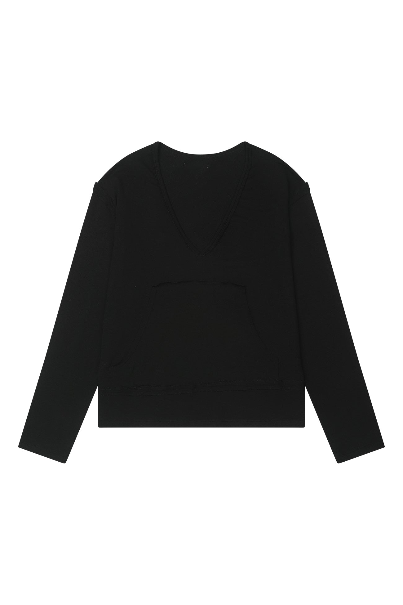 Deinet - Raw V Long Sleeve (Black) product image 8 | TRAB K-Fashion Australia