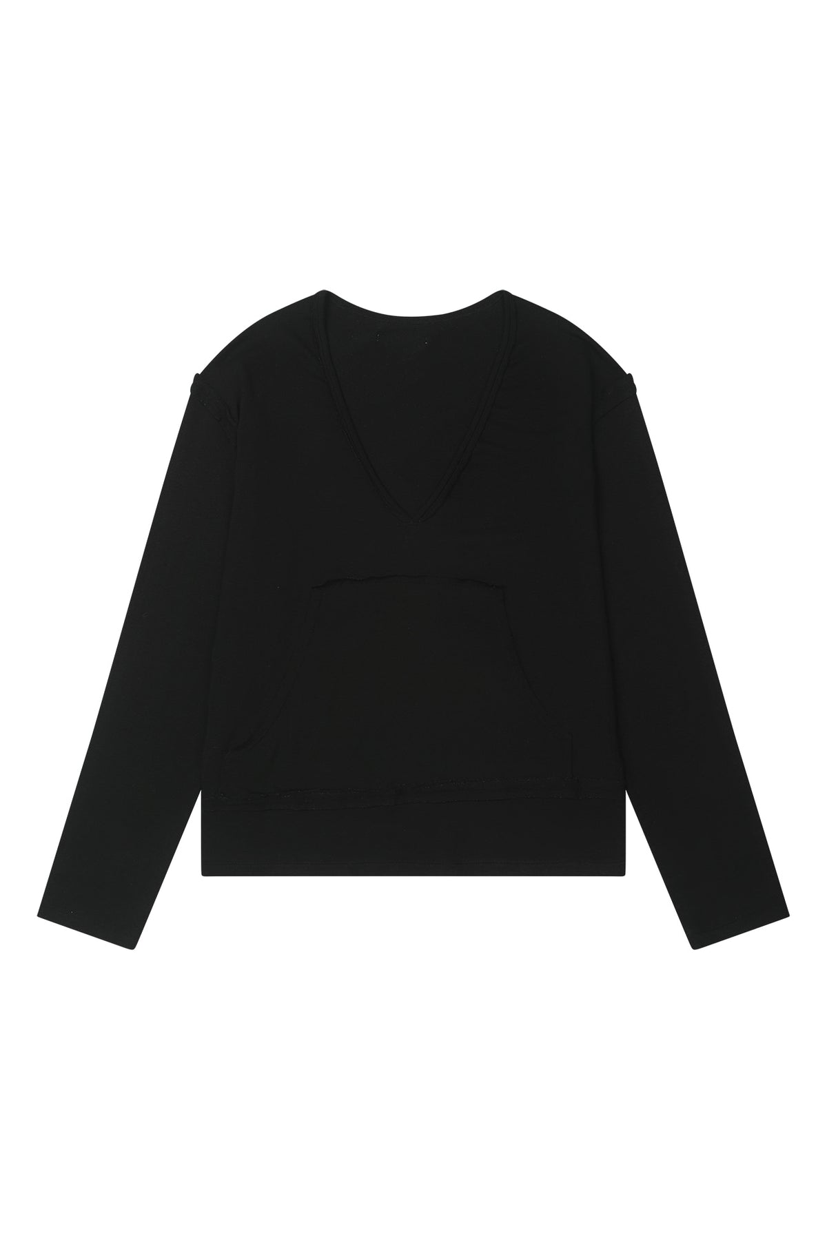 Deinet - Raw V Long Sleeve (Black) product image 8 | TRAB K-Fashion Australia