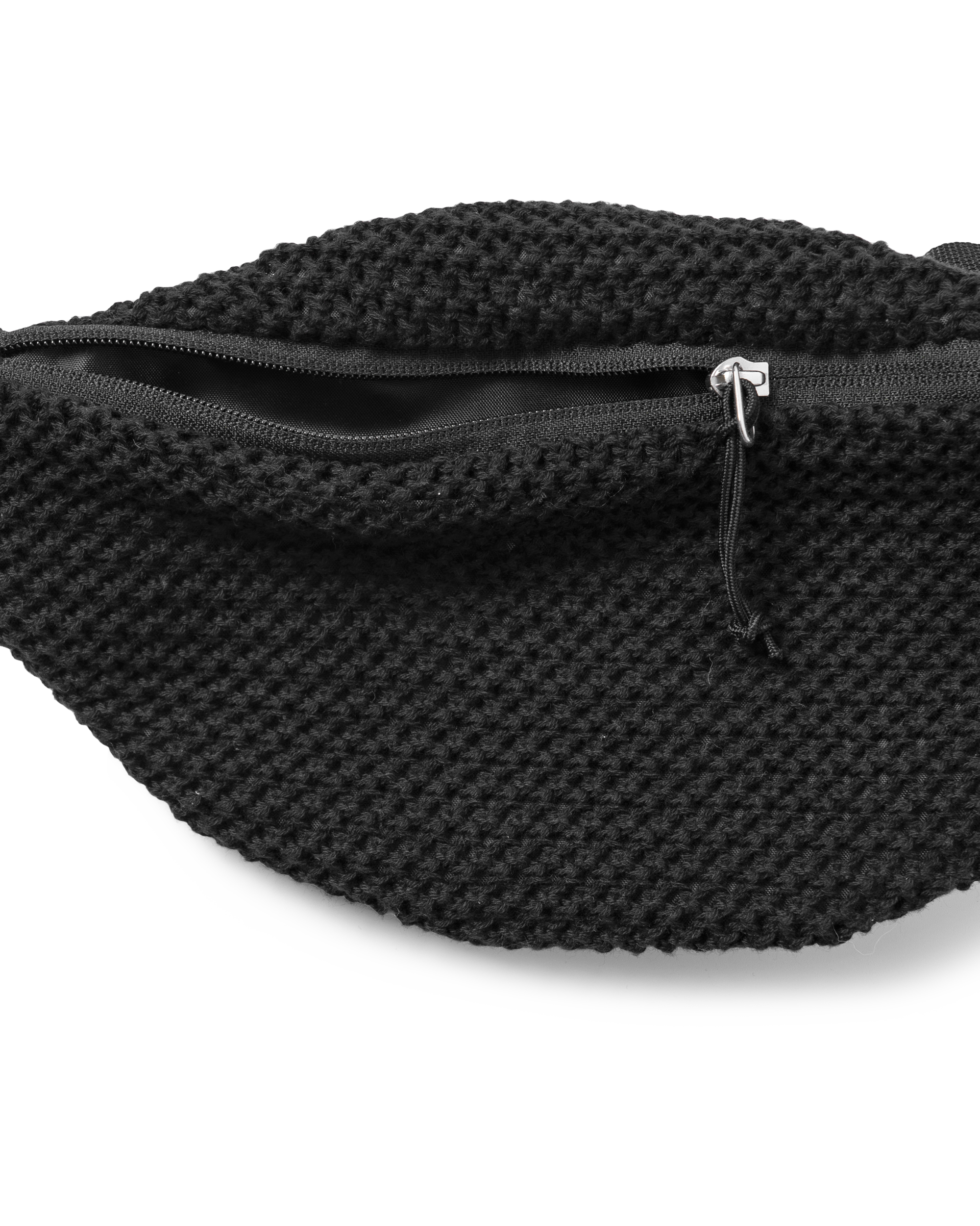 yeseyesee - Y.E.S Knitted Waist Bag (Black) product image 5 | TRAB K-Fashion Australia