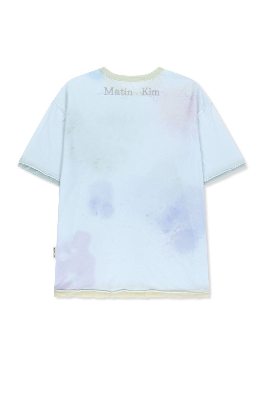 Matin Kim - Sketch Graffiti Over Fit Top (Light Blue) product image 2 | TRAB K-Fashion Australia