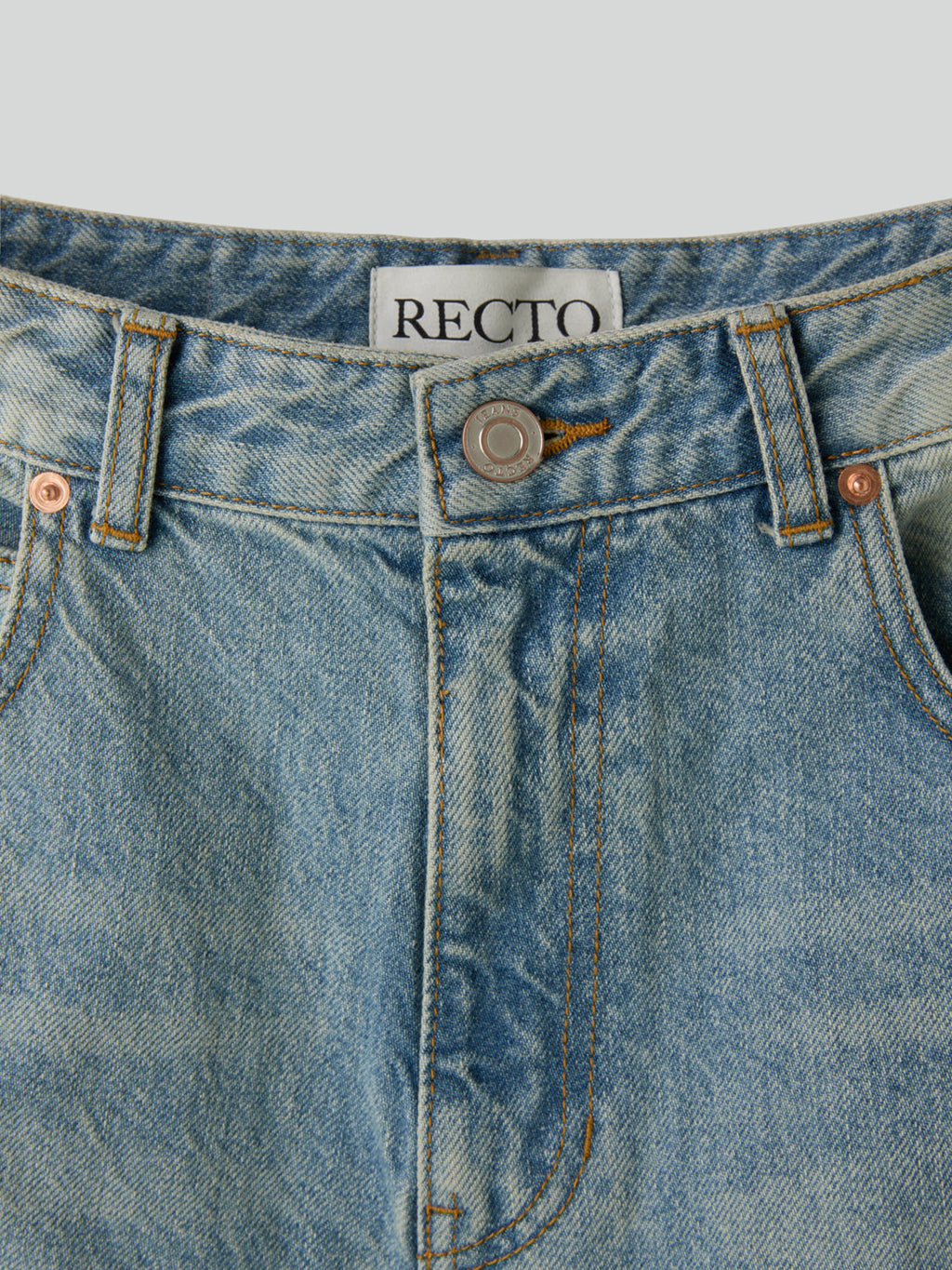 Recto - Semi Flare Denim Pants (Light Blue) product image 11 | TRAB K-Fashion Australia