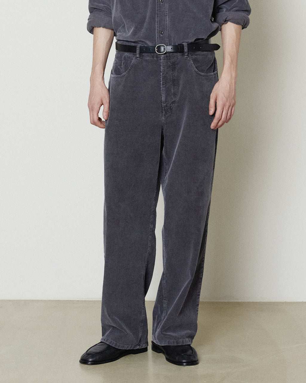 Brownyard - Garment Dyed Corduroy Pants (Navy) product image 3 | TRAB K-Fashion Australia