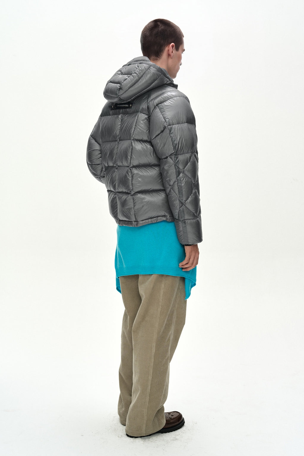 Andersson Bell - Unisex Torino Lightweight Down Jacket (Grey) product image 6 | TRAB K-Fashion Australia