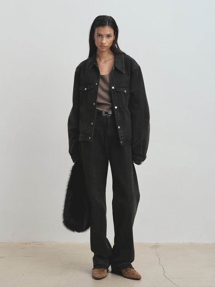 Tonywack - Straight-Leg Denim Jeans (Burnt Brown) product image 2 | TRAB K-Fashion Australia