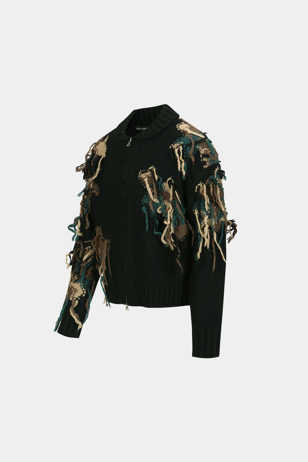 Andersson Bell - New Camouflage Zip-Up Cardigan (Black) product image 8 | TRAB K-Fashion Australia