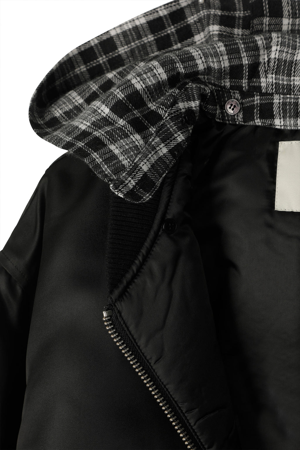 Deinet - Stud Check Point Ma1 Jumper (Black) product image 13 | TRAB K-Fashion Australia