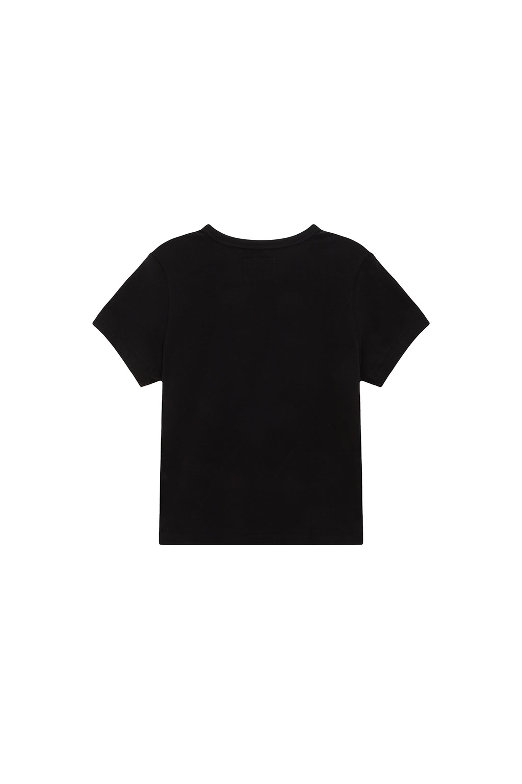 Matin Kim - Glow Printing Crop Top (Black) product image 2 | TRAB K-Fashion Australia
