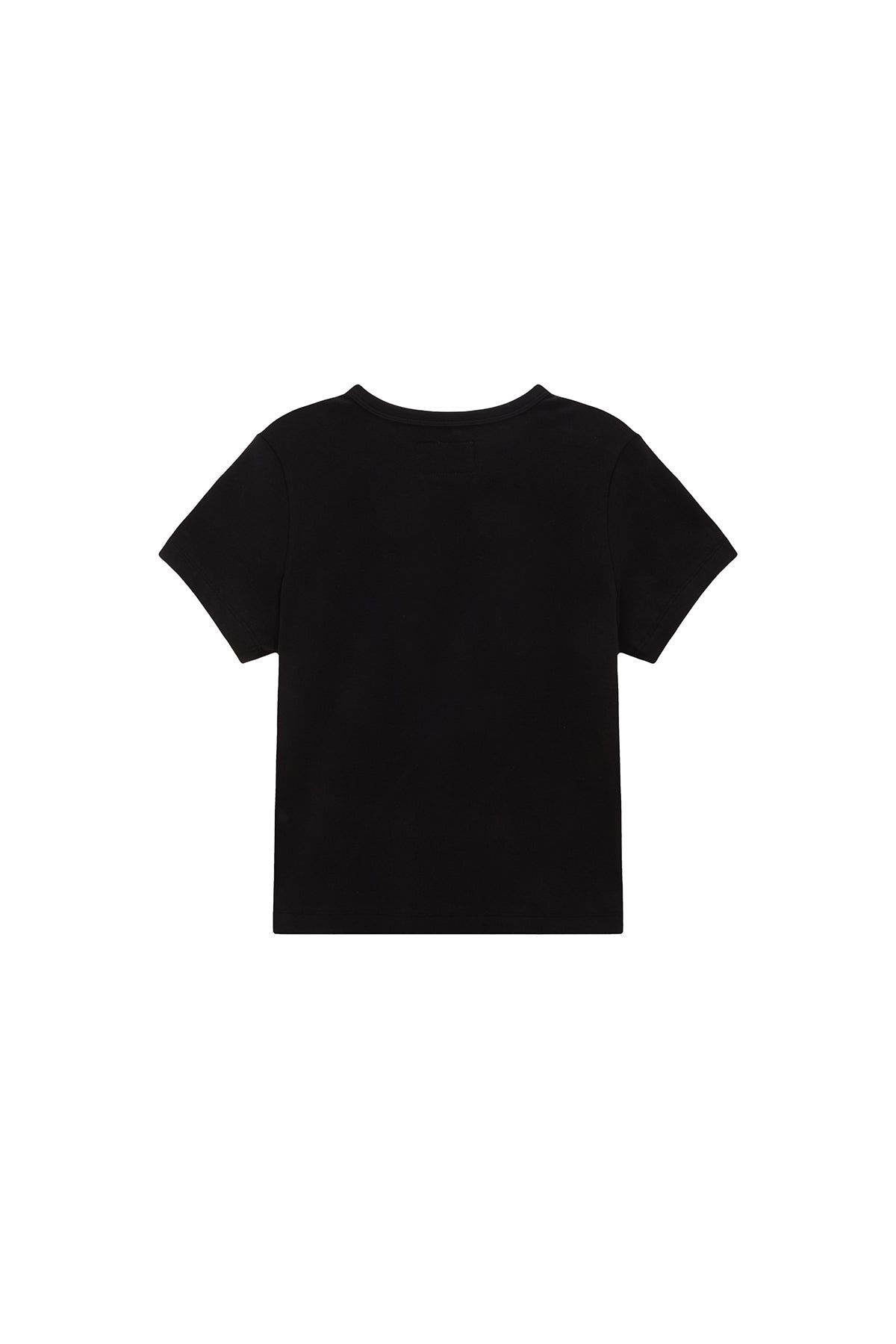 Matin Kim - Glow Printing Crop Top (Black) product image 2 | TRAB K-Fashion Australia