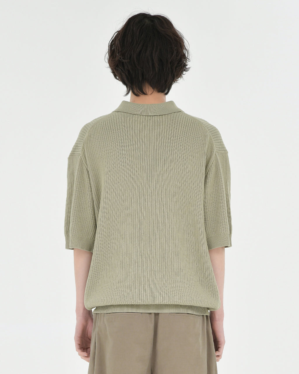 Brownyard - Knit Polo Shirt (Vintage Khaki) product image 2 | TRAB K-Fashion Australia