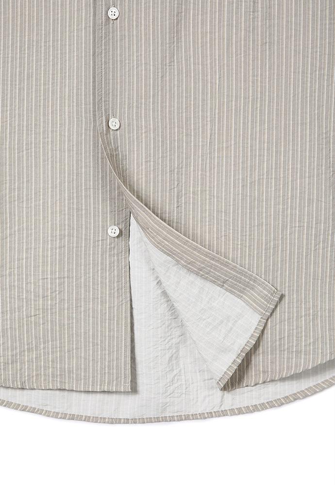 Art if acts - Wrinkle Rayon Half Shirt (Moss Beige) product image 13 | TRAB K-Fashion Australia