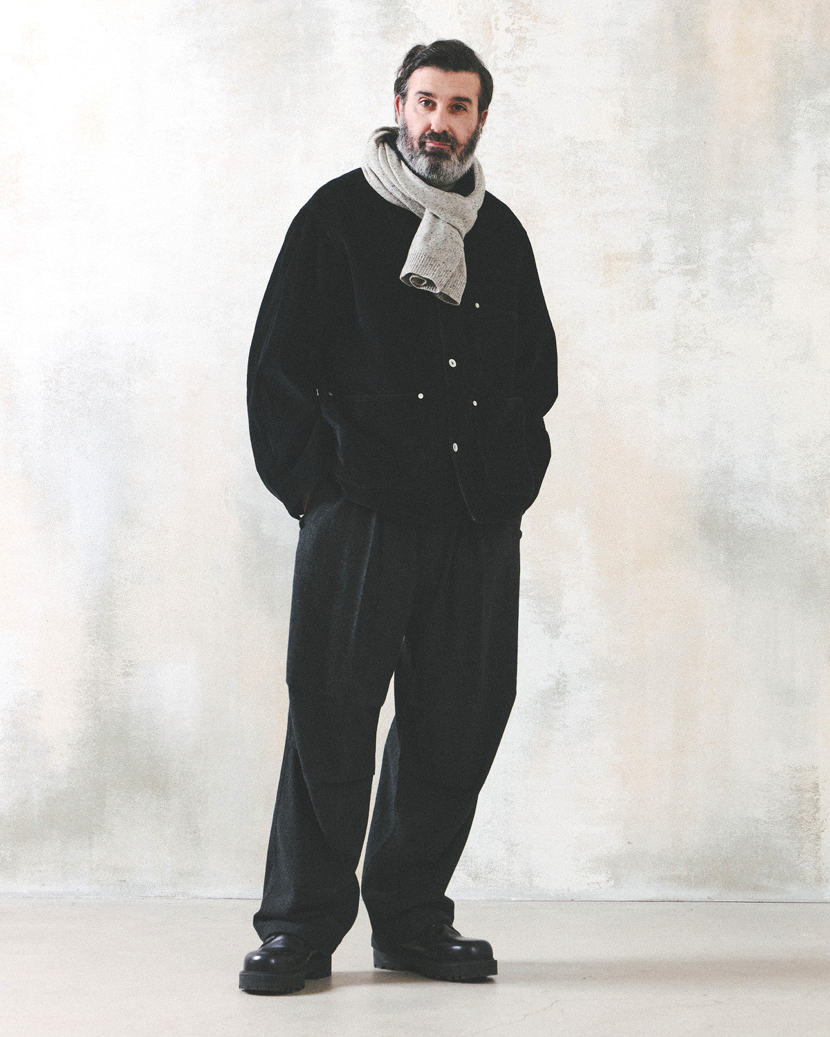 Eastlogue - Railman Work Jacket (Black Corduroy) product image 2 | TRAB K-Fashion Australia