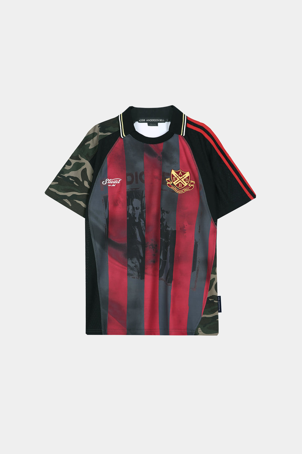 Andersson Bell - Reworked Football T-Shirt (Black/Red) product image 11 | TRAB K-Fashion Australia