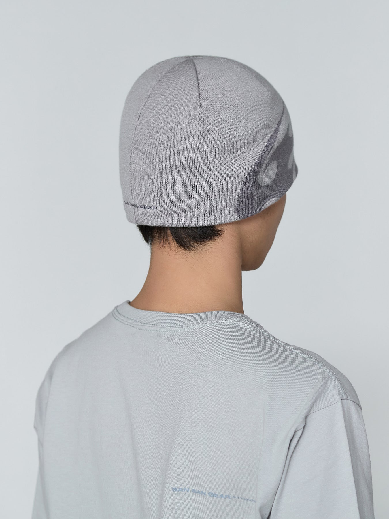 San San Gear - Logo Beanie (Light Grey) product image 3 | TRAB K-Fashion Australia