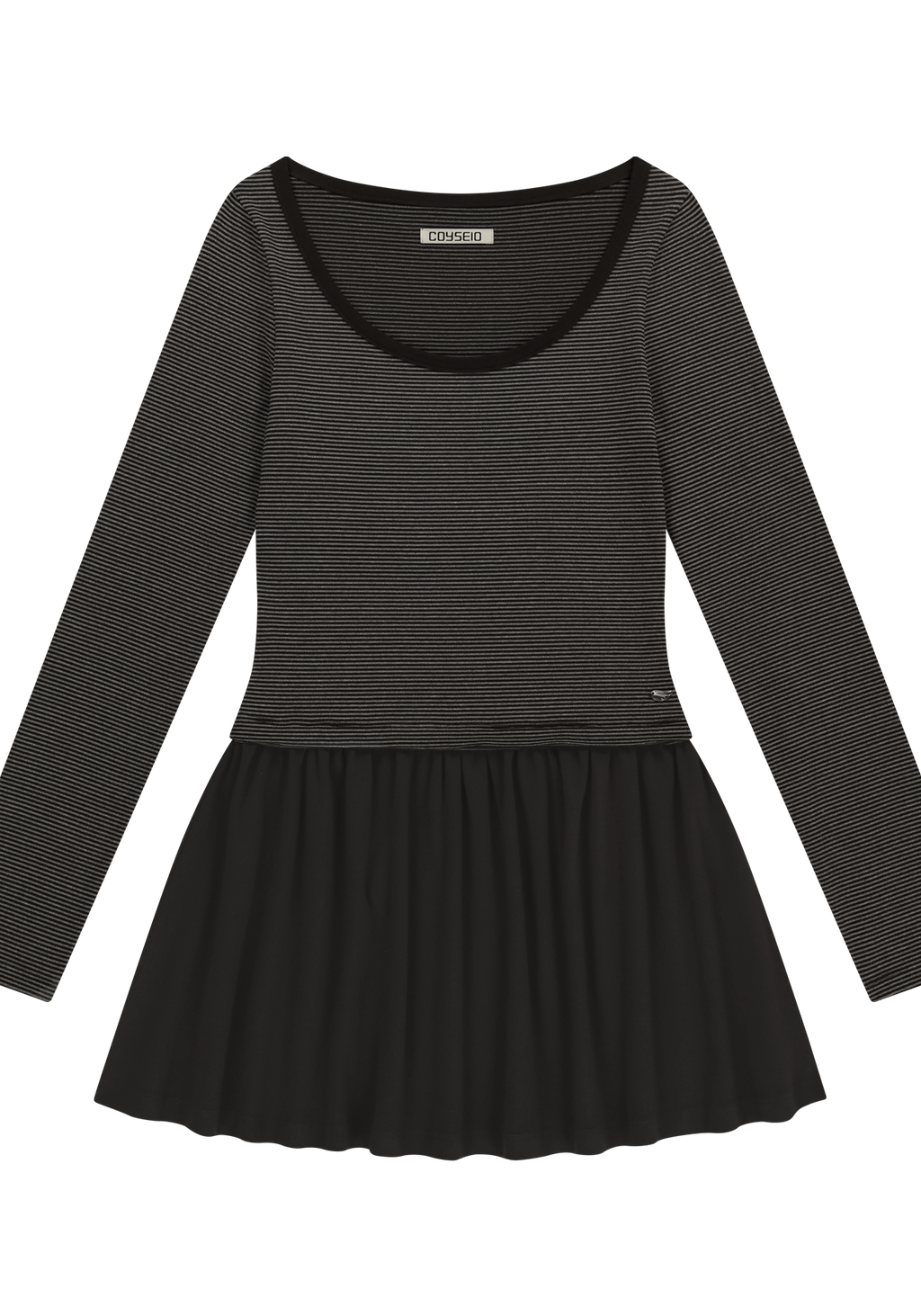 Coyseio - Coy Stripe Dress (Brown) product image 2 | TRAB K-Fashion Australia