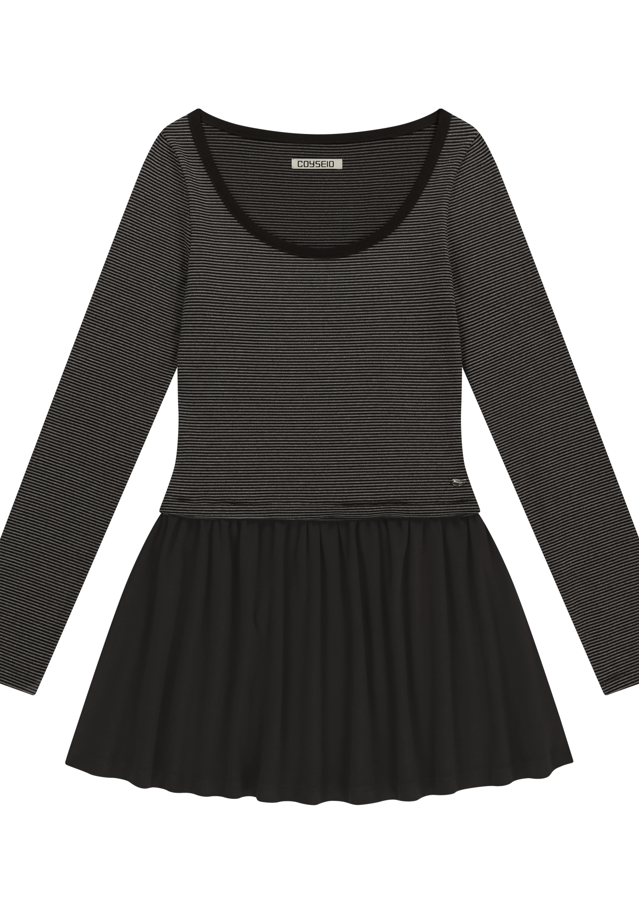 Coyseio - Coy Stripe Dress (Brown) product image 2 | TRAB K-Fashion Australia