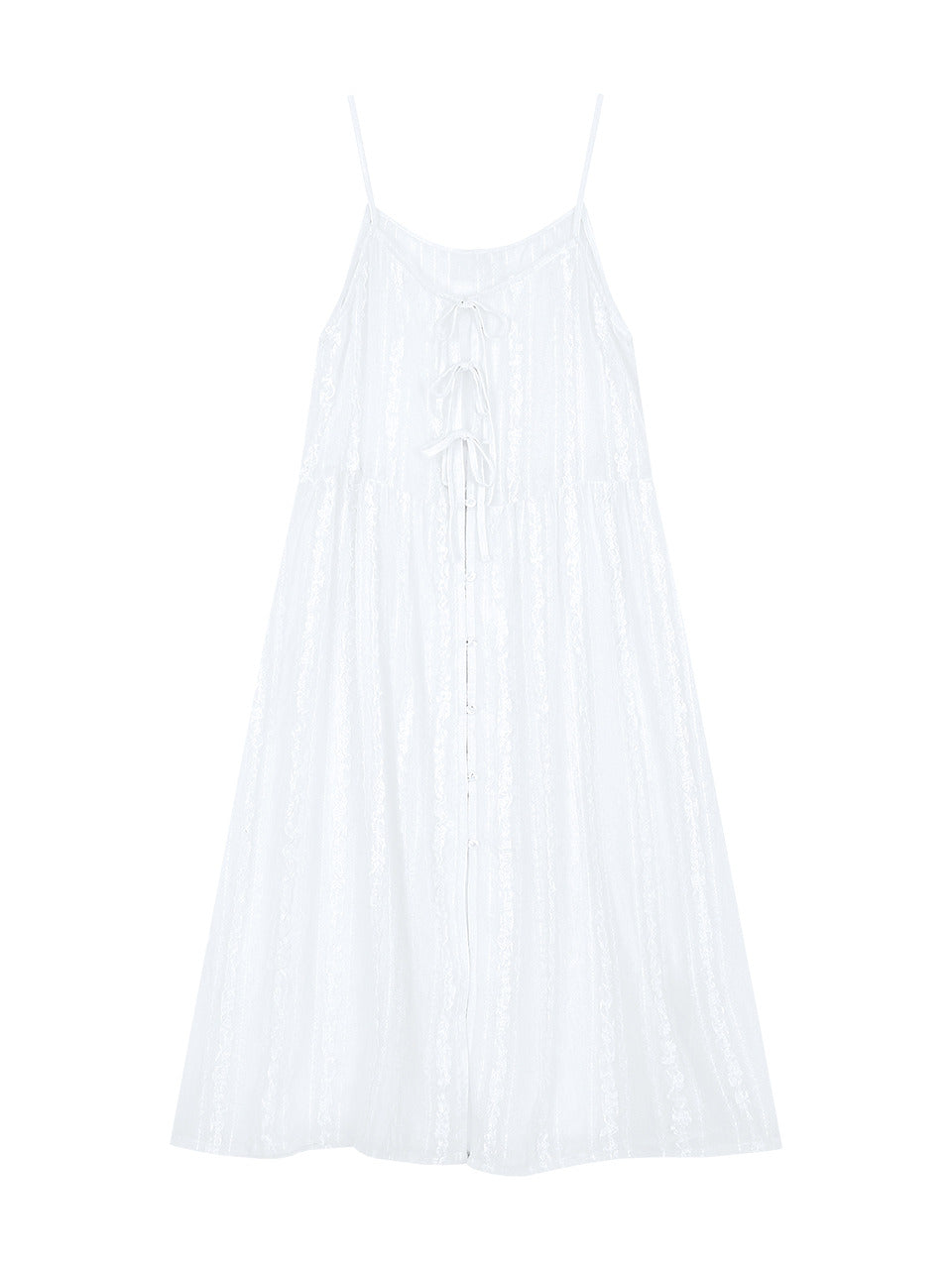 Margarin Fingers - Lace Chiffon One Piece (White) product image 2 | TRAB K-Fashion Australia