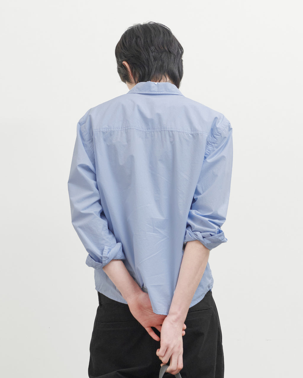 Brownyard - Waist Cut Shirt (Blue) product image 2 | TRAB K-Fashion Australia