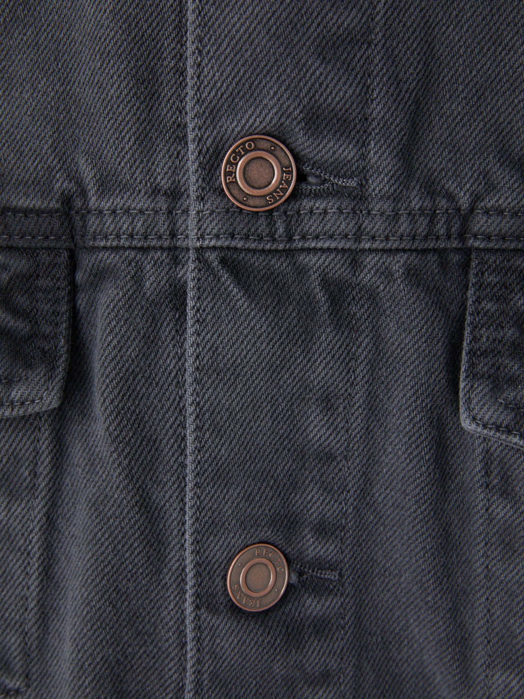 Recto - Signature Denim Trucker Jacket (Dark Grey) product image 7 | TRAB K-Fashion Australia