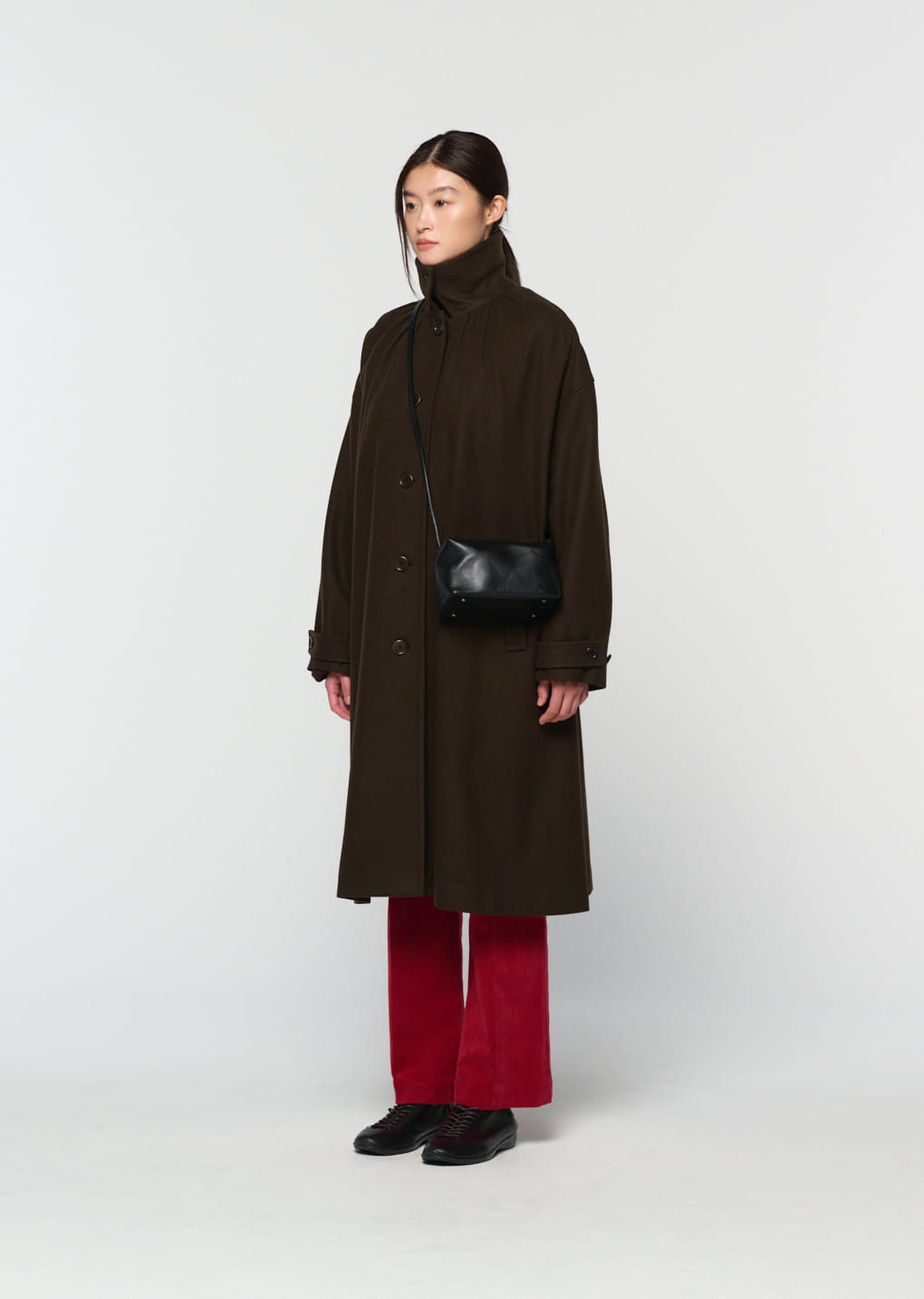 Amomento - corduroy flared pants (Red) product image 7 | TRAB K-Fashion Australia