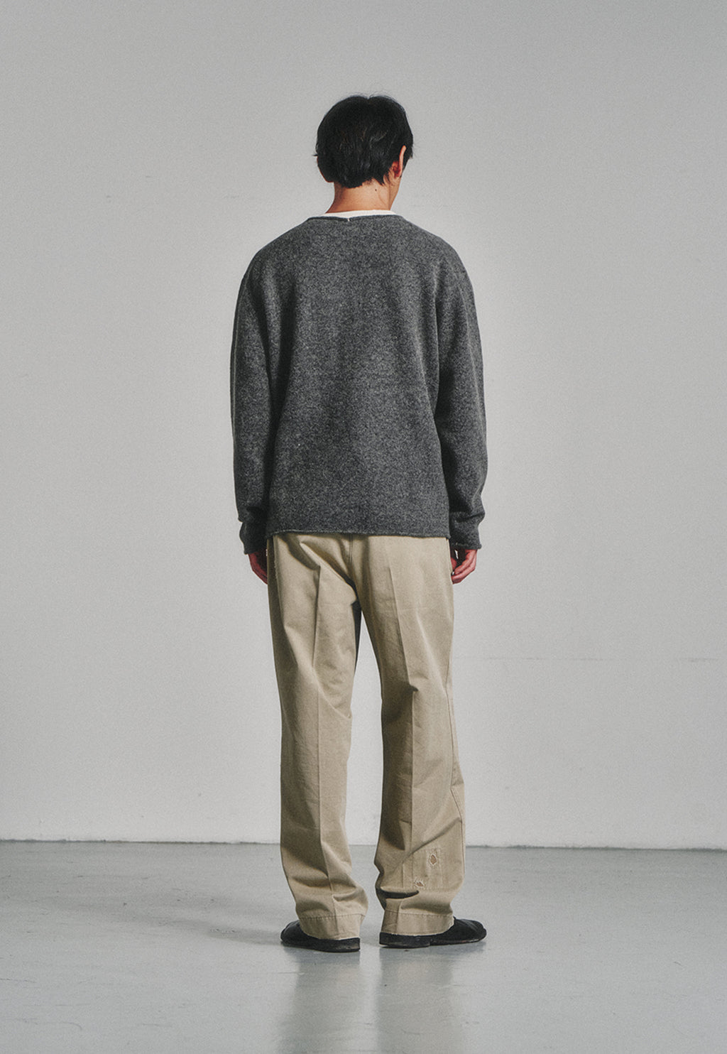 Art if acts - Cut Off Sweater (Charcoal) product image 4 | TRAB K-Fashion Australia