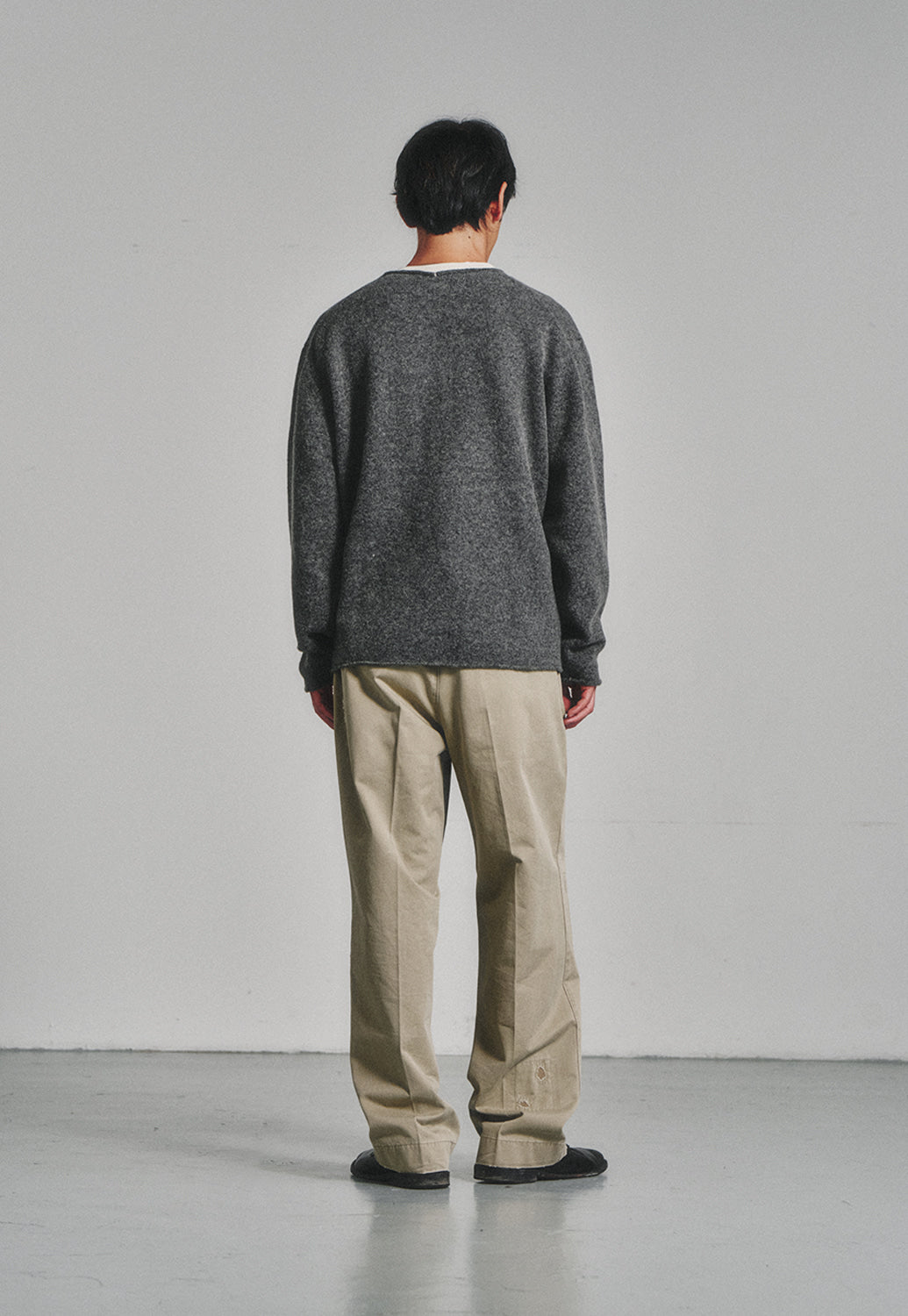 Art if acts - Cut Off Sweater (Charcoal) product image 4 | TRAB K-Fashion Australia