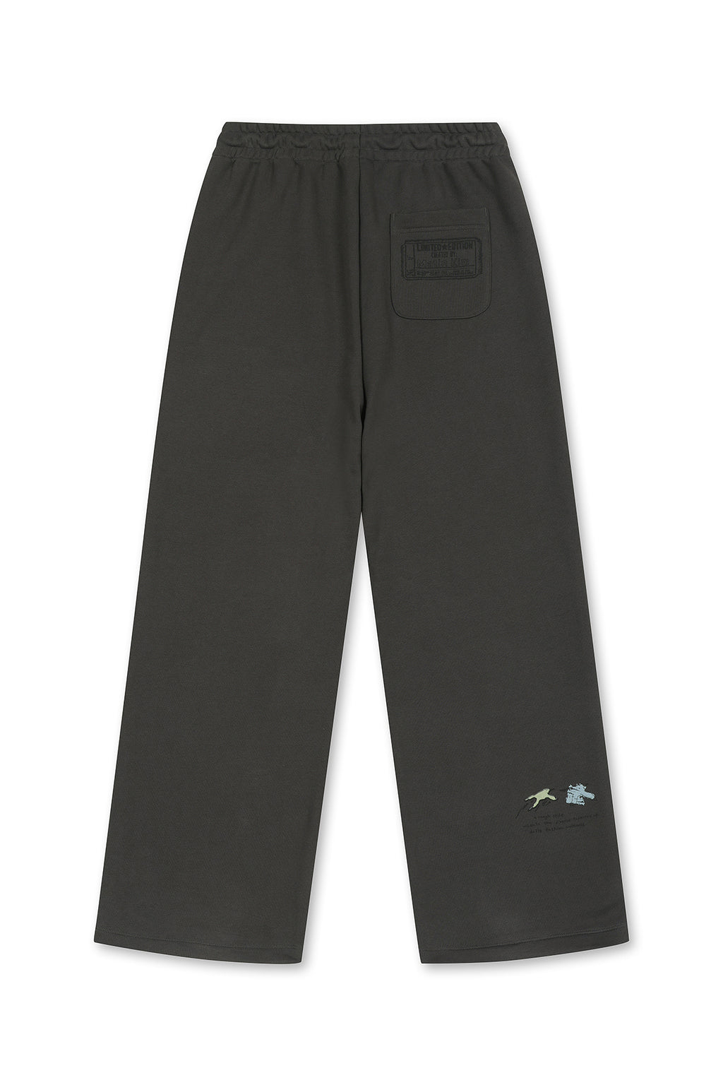 Matin Kim - Graffiti Artwork Sweatpants (Charcoal) product image 5 | TRAB K-Fashion Australia