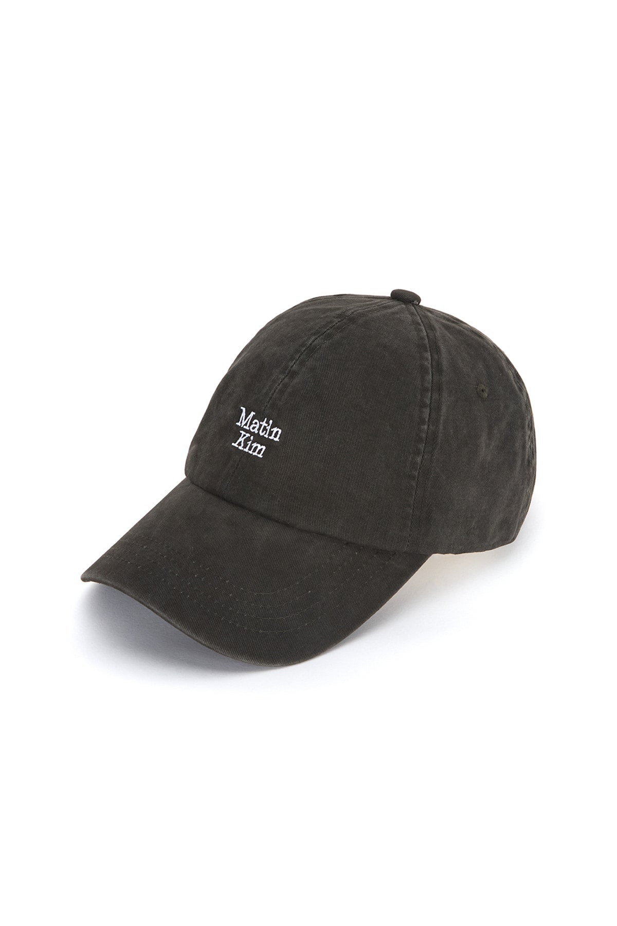 Matin Kim - Matin Mini Logo Ball Cap (Charcoal) product image 5 | TRAB K-Fashion Australia