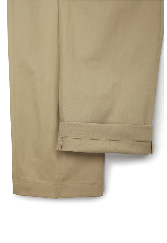Tonywack - High-Twist Cotton No Tuck Wide Trousers (Beige) product image 11 | TRAB K-Fashion Australia